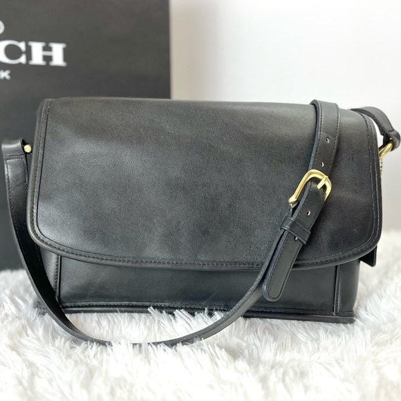Vintage COACH Curtis Bag, Black No. 9975 - Picture 1 of 15
